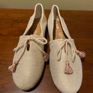 TOMS Kelli Tassel Slip-On Shoes Flat 9.5W